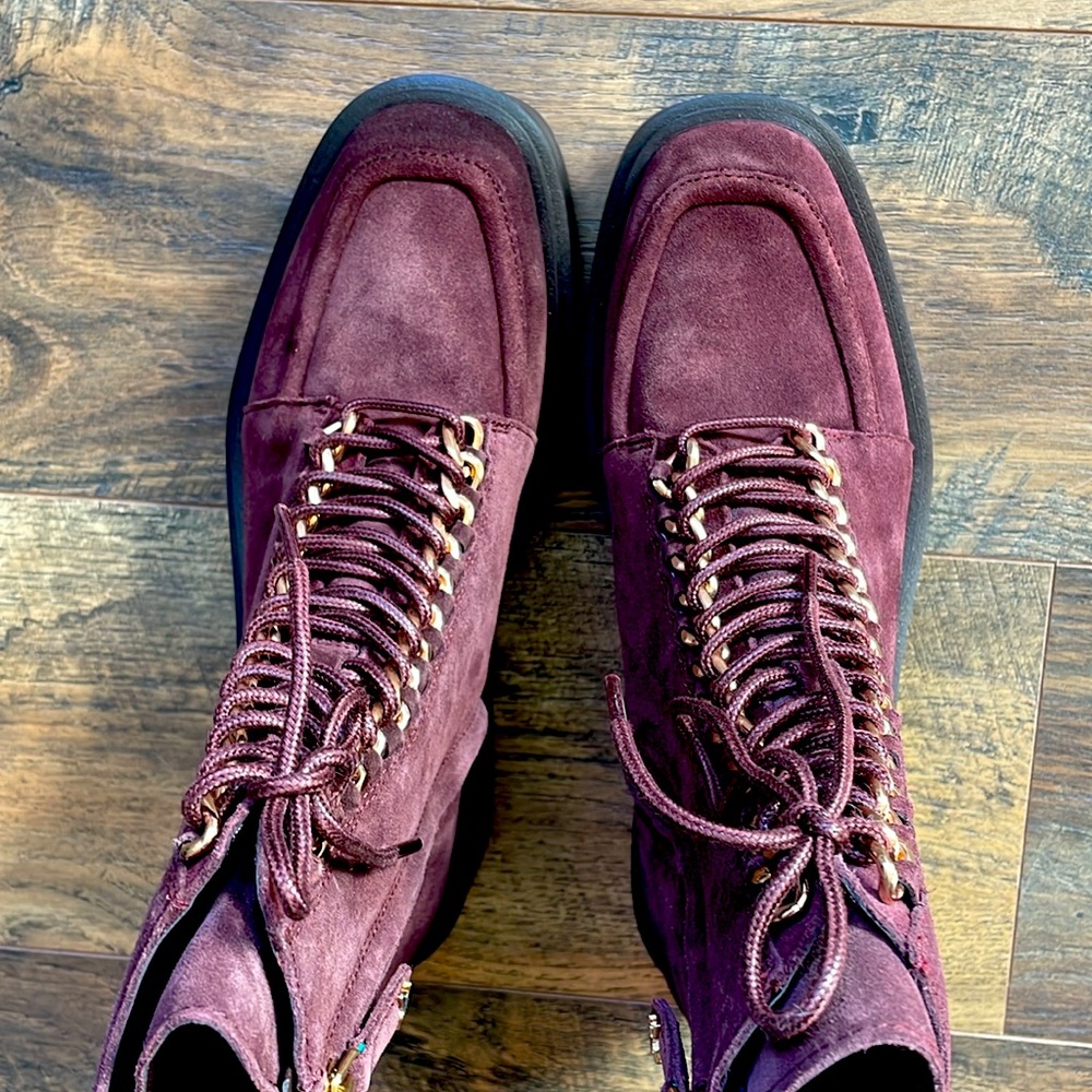 NEW! Sam Edelman Lovrin Women’s Leather Combat Boots Size 7 - Picture 11 of 12